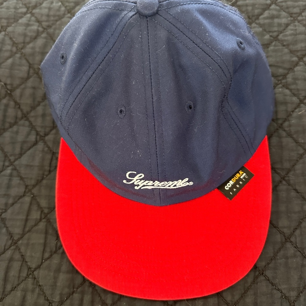 Supreme Blue and Red Logo Cap